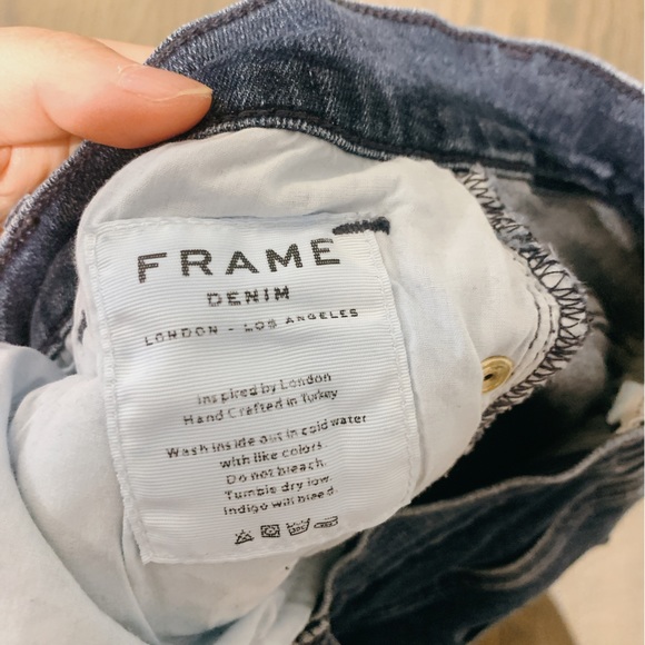 Frame le skinny de Jeanne crop indigo denim - Picture 10 of 11